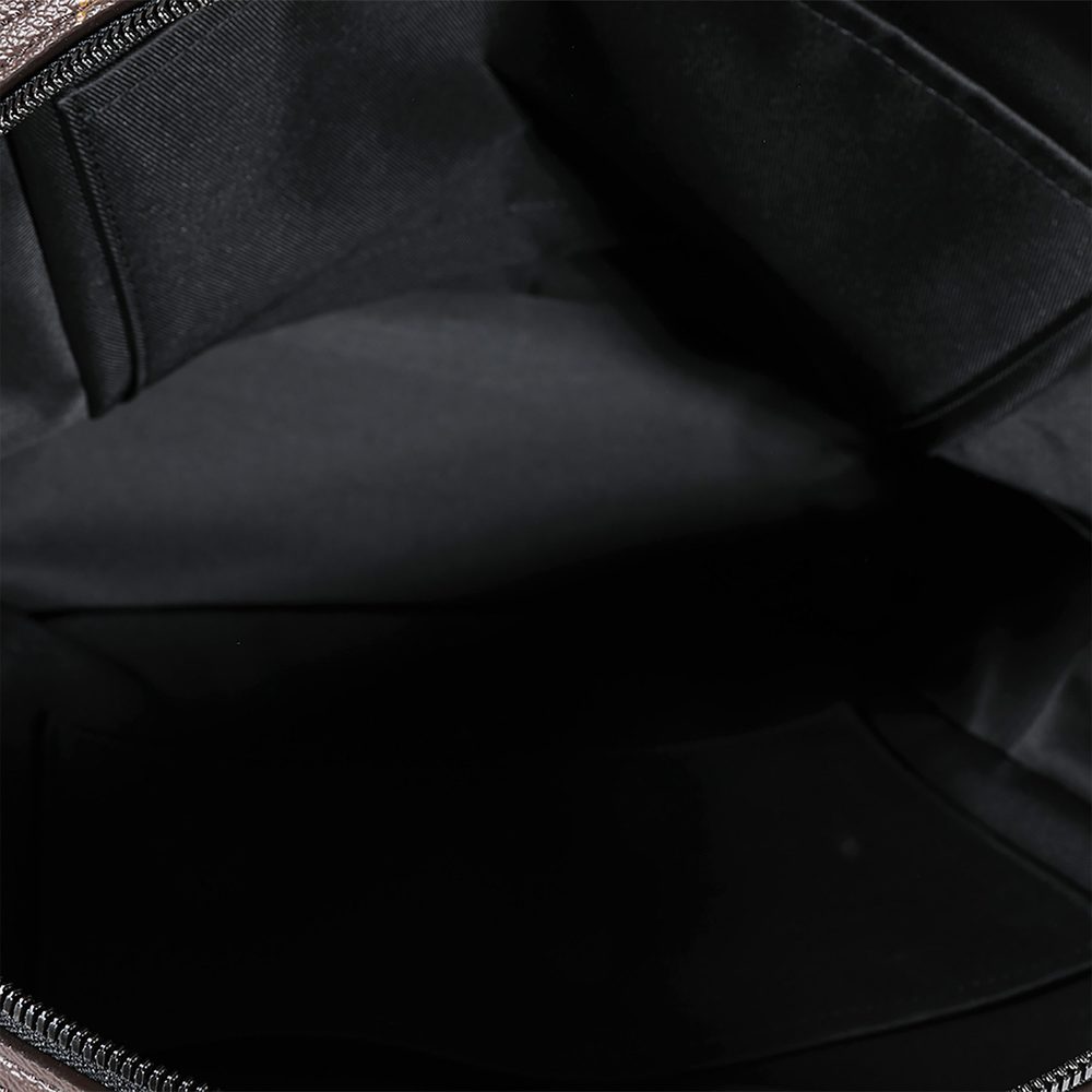 Givenchy Black Leather & Python-Embossed Small Gv… - image 4